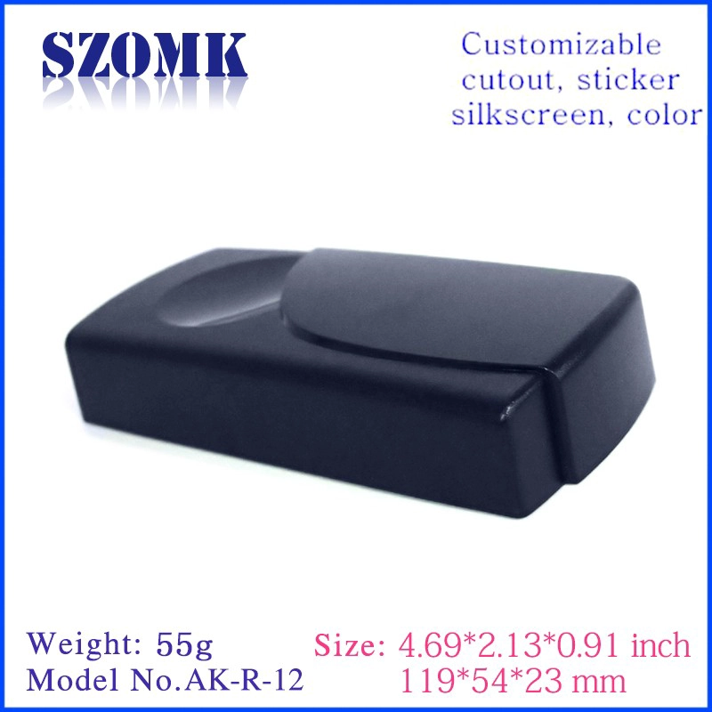 top sell access control plastic enclosure for PCB device AK-R-12 119*54*23 mm