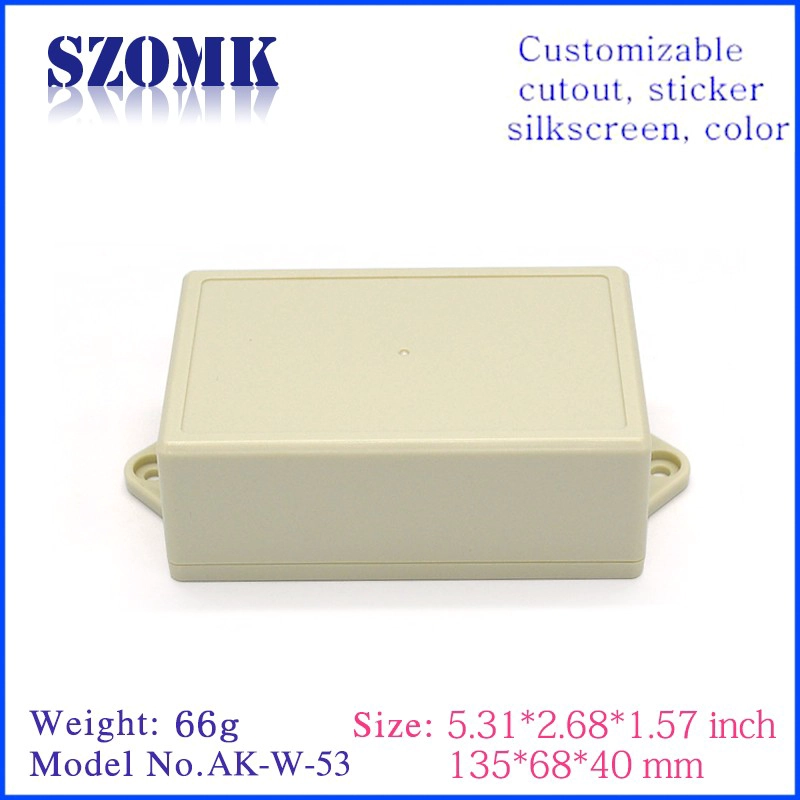 wall mount plastic box enclosure electronic plastic electronic enclosure plastic housing ak-w-53