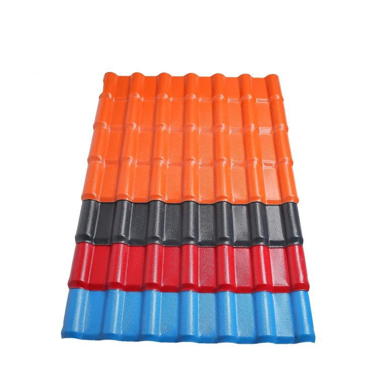 רעפי פלסטיק בסגנון ספרדי / רעפי פלסטיק PVC / רעפי גג שרף סינטטי אסא 1 קונה