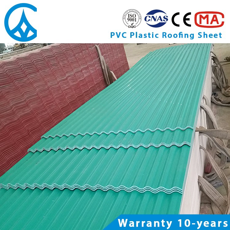 Feuille de tuile de toiture durable résistante aux intempéries à prix d'usine direct ZXC APVC