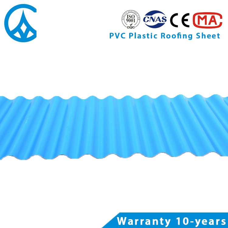 Tấm lợp ZXC ASA-PVC Mái ngói PVC màu xanh