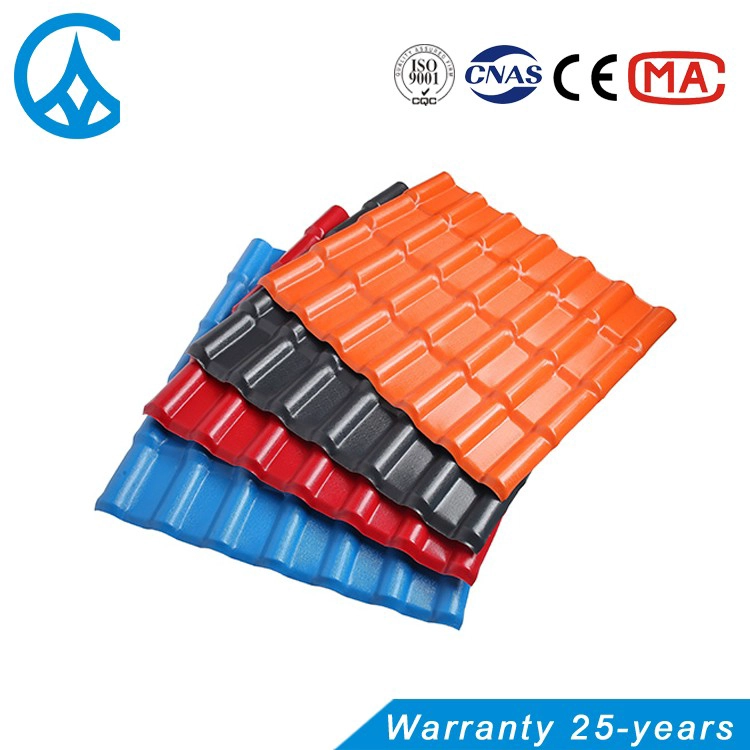 ZXC Intsik Mahusay na Paglilinis ng Paglilinis ng Sarili Synthetic Resin Roofing Tile