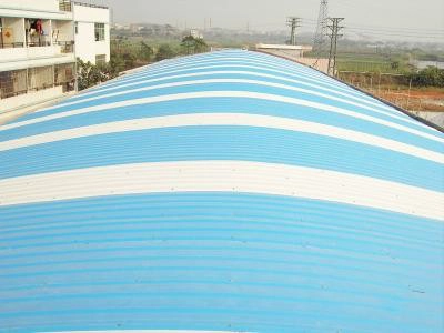 ZXC kilang jualan langsung lembaran ringan warna bersalut pvc lembaran bumbung