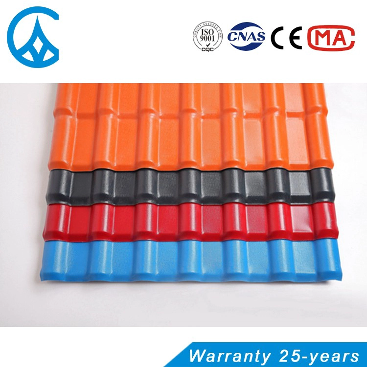 ZXC highly fire corrosion resistant asa corrugated colorful roofing sheets