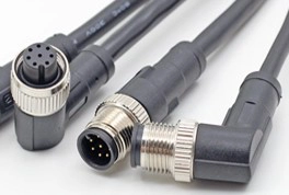 M12 3 4 5 6 8 12 17 poliger Stecker