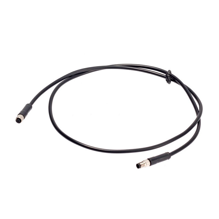 Connettore del cavo del sensore M5 femmina a 4 pin con connettore circolare in PUR