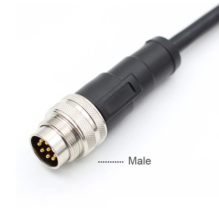 Factory supply custom black M16 cable, M16 Male & Female Electrical Circular Connector