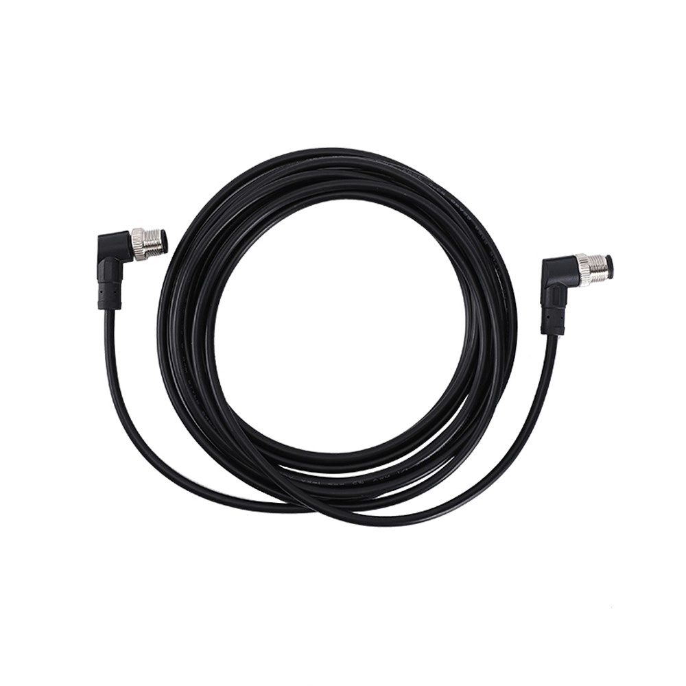 M12 3 4 5 6 8 12 Câble R/A mâle à mâle 17 broches