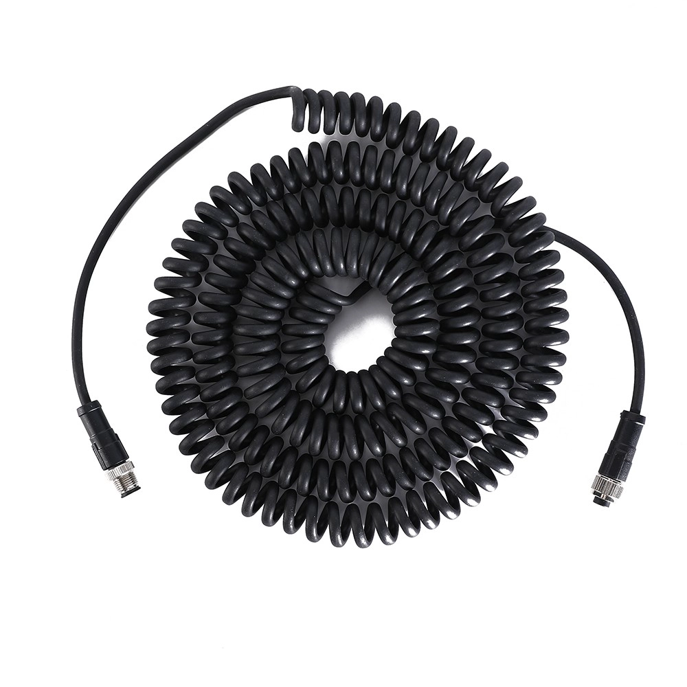 M12 3 4 5 6 8 12 17 Cavo a spirale
