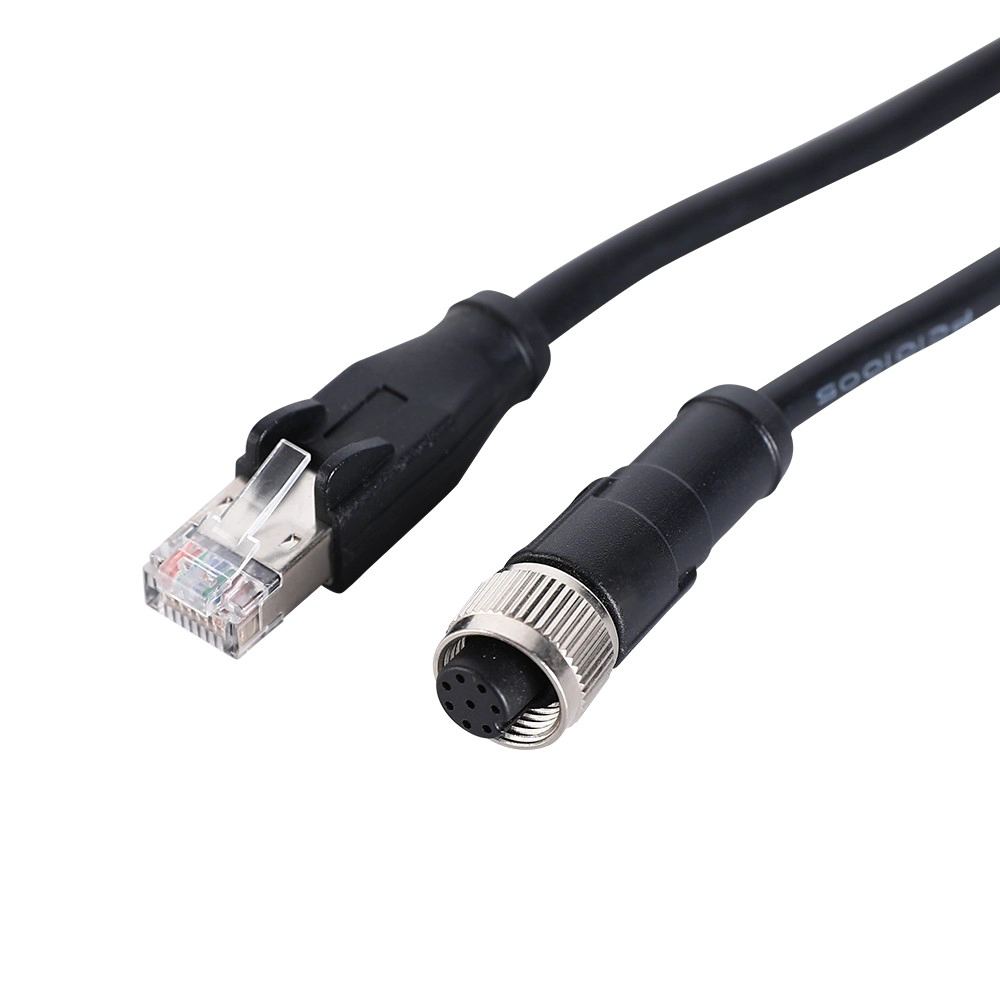 Cavo da donna a 8 pin M12 a Cat5e