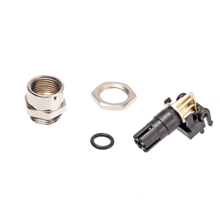 M12 X código conector hembra de 8 clavijas, conector de ángulo recto, 90 grados para montaje en panel tipo pcb conector