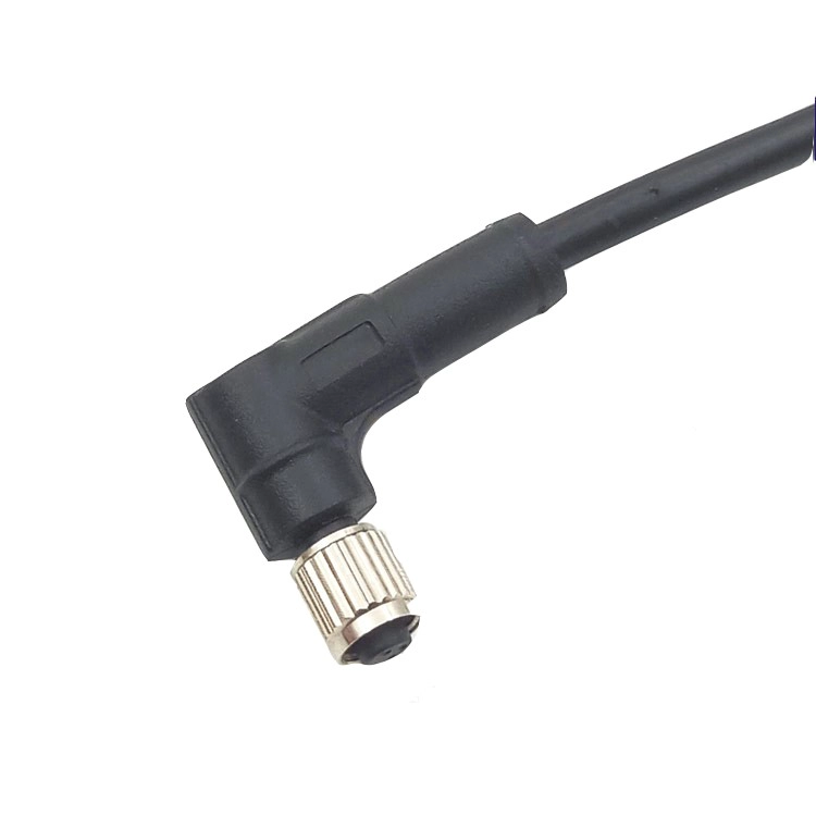 M5 A code 3 pin 4 pin male molding typ pvc pur kabel 1 M 2 M 3 M