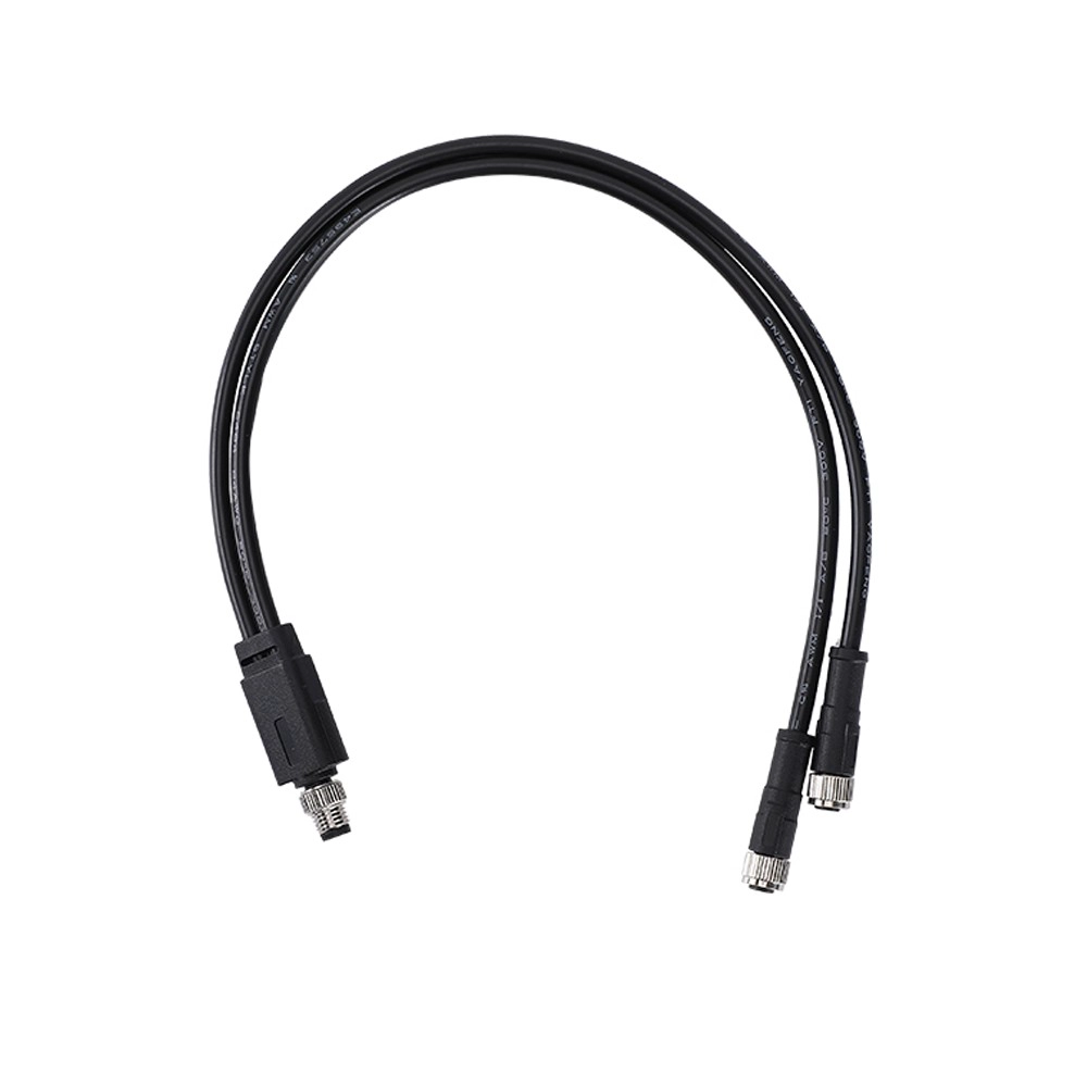 M8 3 4-poliger Y-Typ-Adapterkabel von Stecker auf Buchse