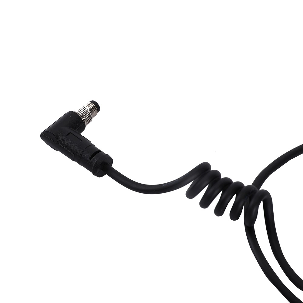 Cavo a spirale dritto o angolo retto da M8 a M5 3 4 Pin
