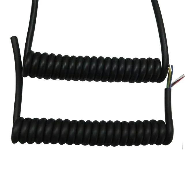 Einer der 3000 mm langen, aufgerollten, geschlossenen Hersteller von M12-Kabel mit einziehbarem, aufgerolltem Stromkabel mit 3 4 5 6 8 12 17 Adern