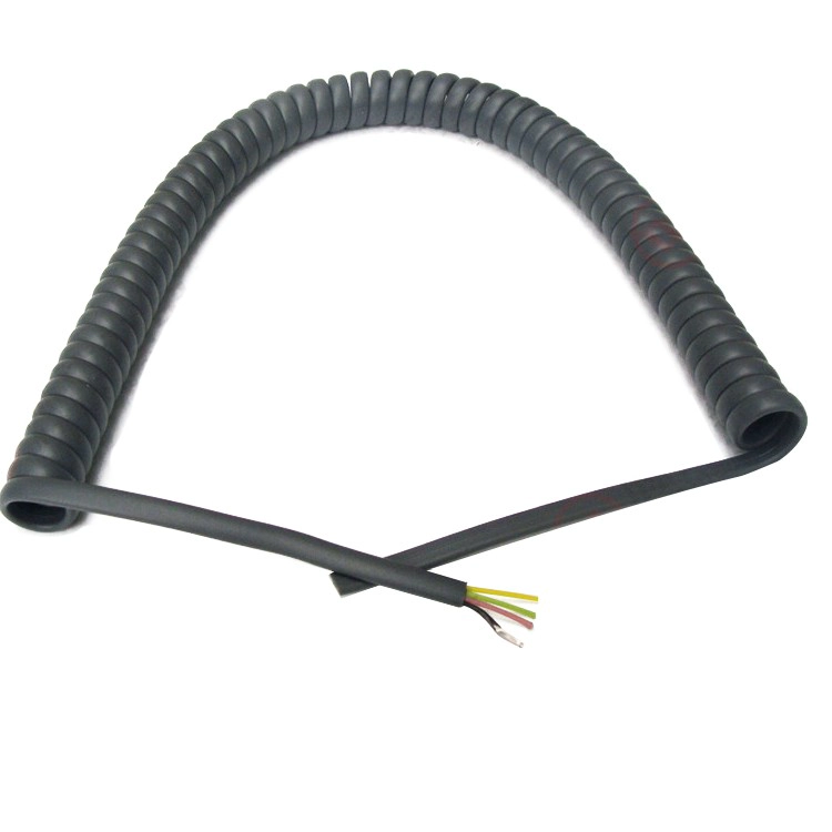 RJ9 4-rdzeniowy kabel spiralny 4P4C Dostawca z Chin, producent kabli cewkowych RJ11 6p4c Chiny