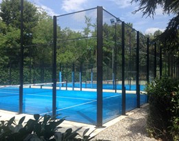 10mm 12mm clear tempered glass 664 13.52mm clear toughened laminated safety glass Padel Courts