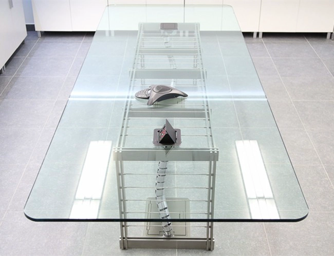 12mm tempered glass for Conference Glass Tops