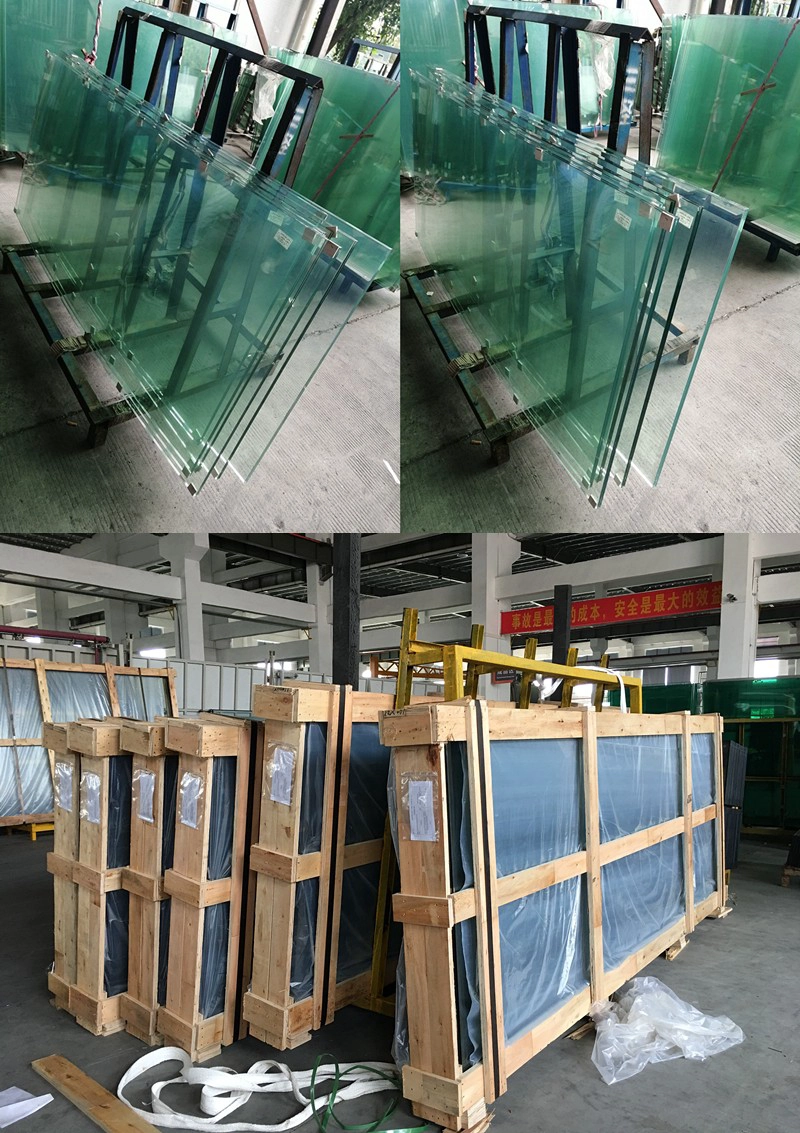 6+6mm semi-tempered glass 6+6mm TVG VSG glass 13.14mm heat strength laminated glass