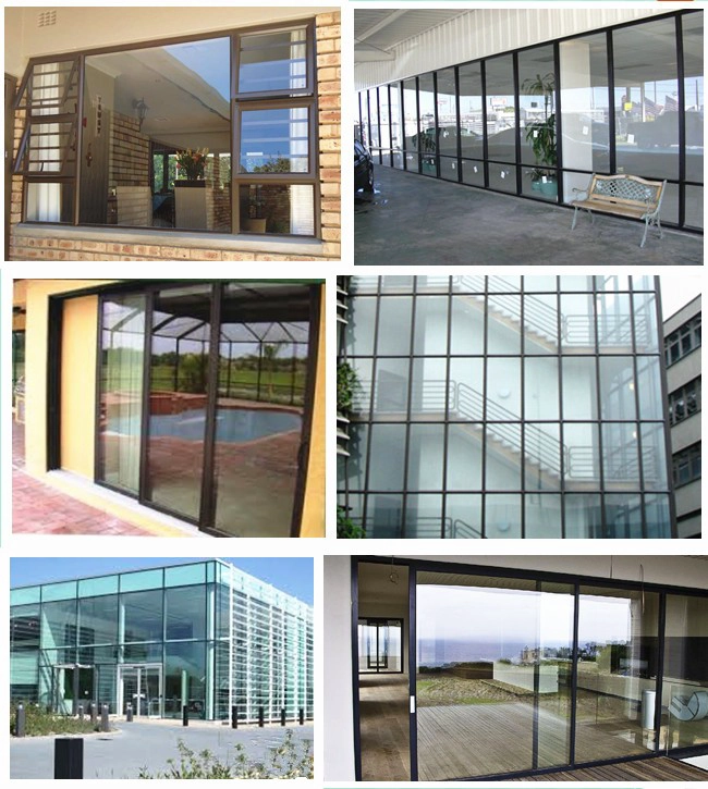 colorless sealed double glazing