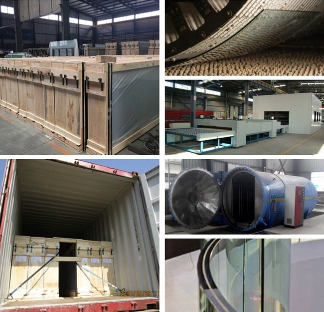 21.52mm curved SGP laminated glass China manufacturer
