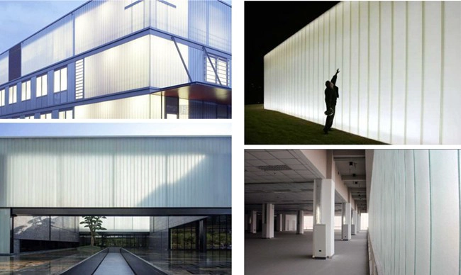10mm low iron U -type glass application
