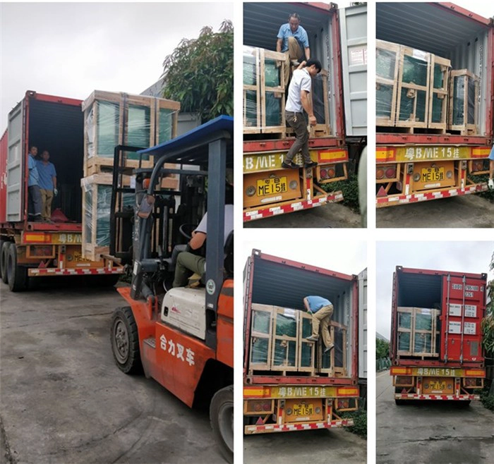 Glass safety packing and loading