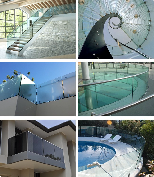 21.52mm banister laminated glass manufacturer