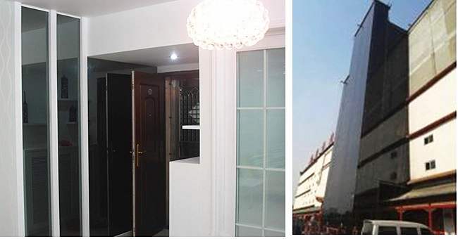 dark grey reflective glass supplier