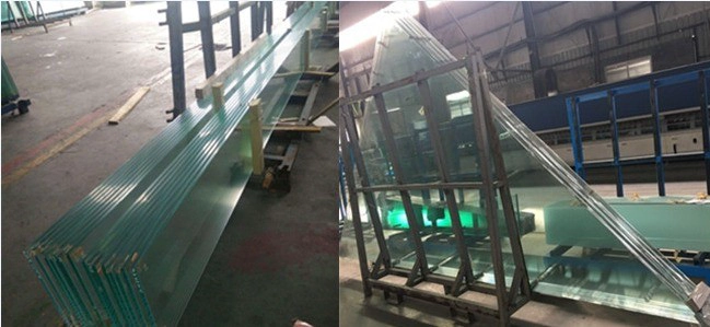 jumbo size HST toughened laminated glass