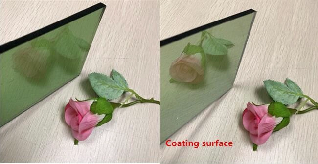 5.5mm dark green reflective glass