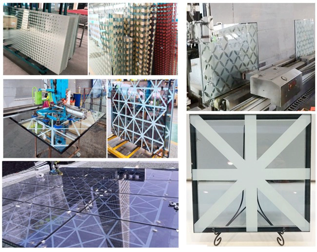 silk screen printed insulated glass units