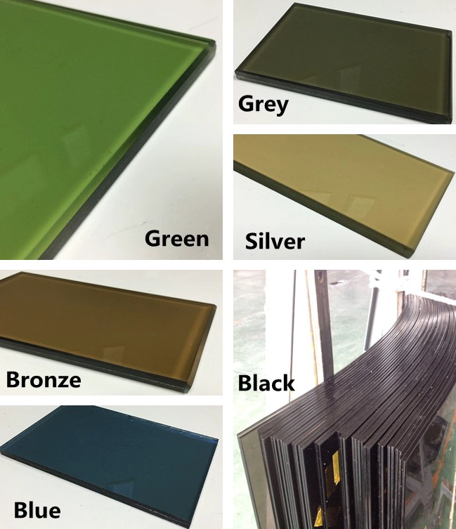 color reflective safety laminated glass