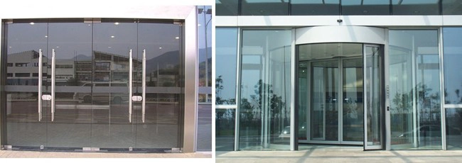 tempered glass door price