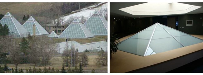 Special-shaped white laminated sunroof glass