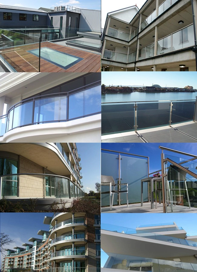 13.52mm toughened laminated glass balustrade
