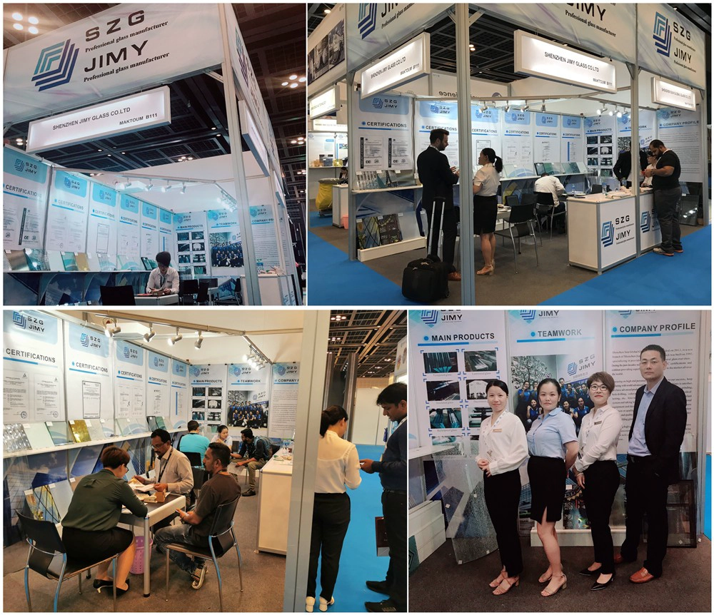 JIMY GLASS attend on the 2019 Gulf Glass exhibition on Dubai