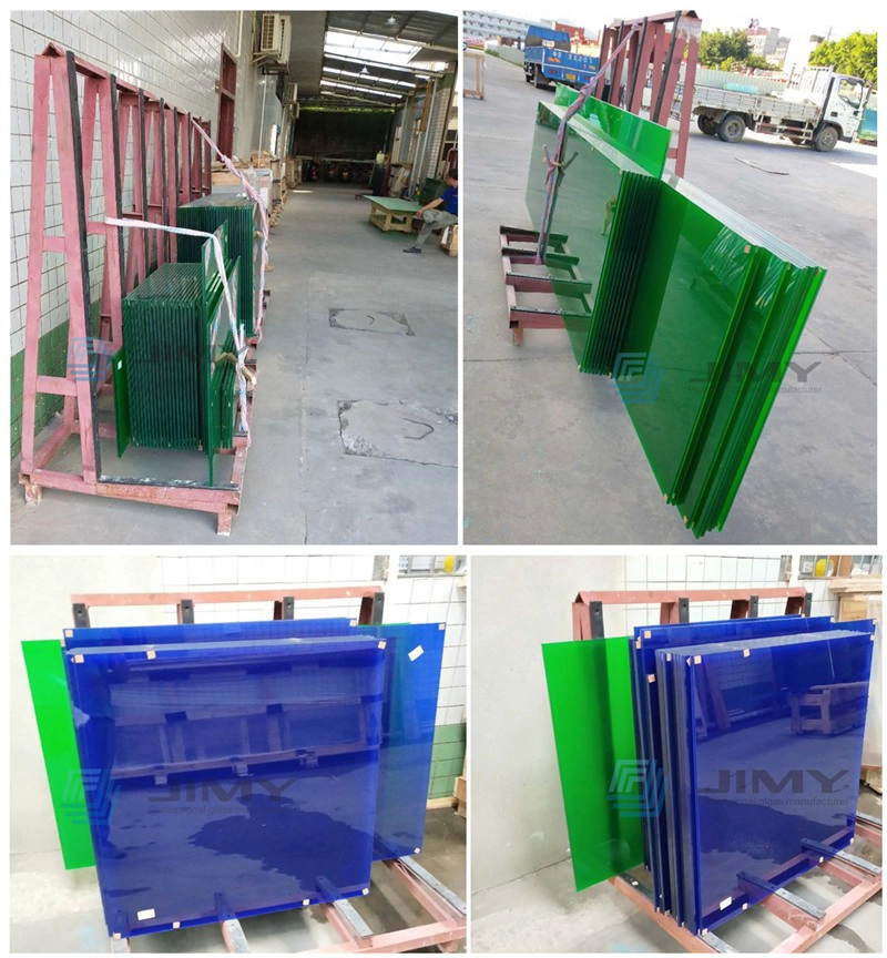 colored PVB laminated glass