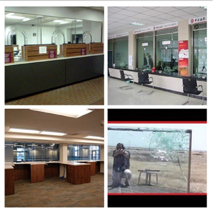 bulletproof glass applications
