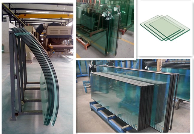 safety building glass curved and flat