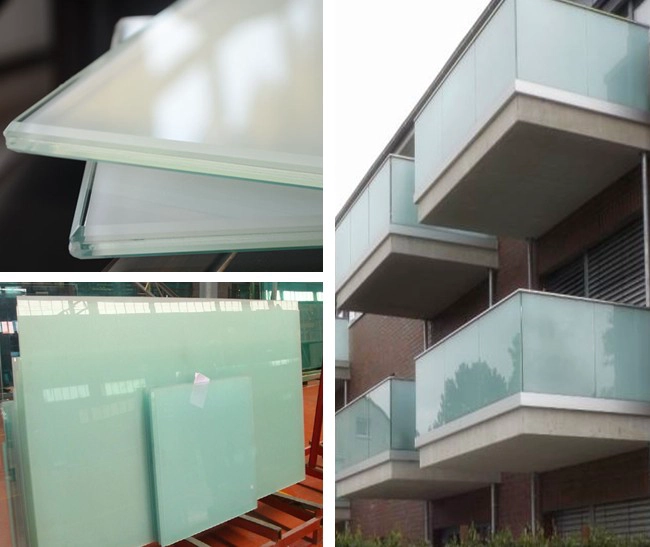 442 white PVB toughened laminated glass supplier