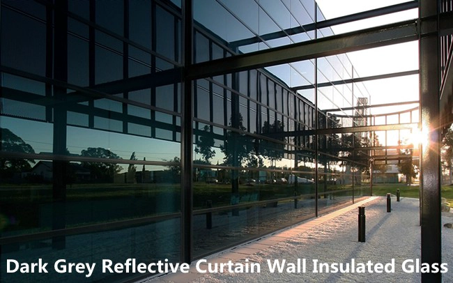 reflective double glazing curtain wall insulated glass