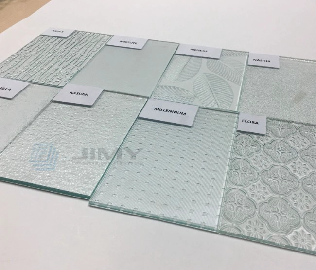 4mm Chinchilla decorative patterned glass suppliers