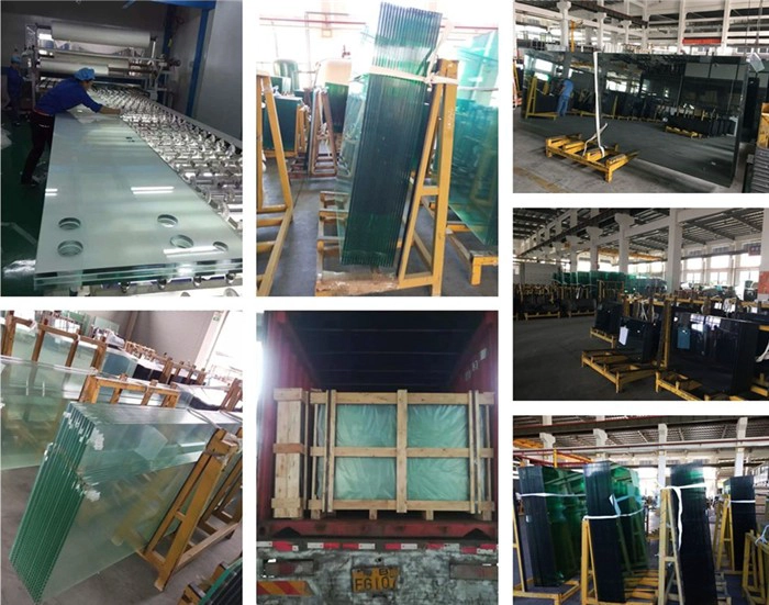 interior of glass factory