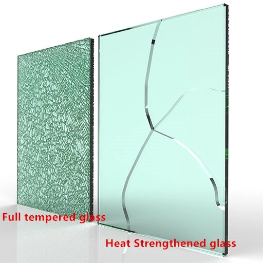 Heat strengthened glass semi-tempered glass tvg vsg glass 