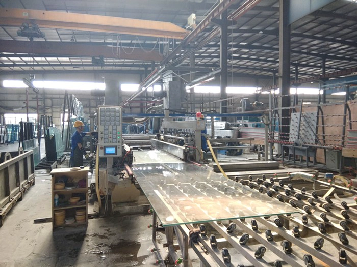 polished edges laminated glass