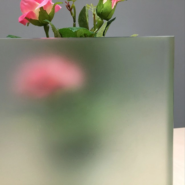 17.52mm frosted translucent toughened laminated glass