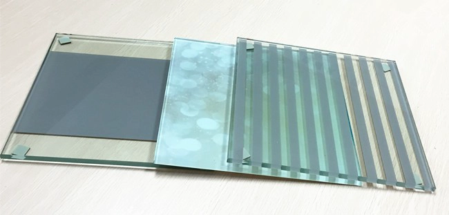 colored-silk-screen printed glass panels