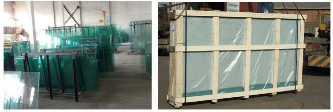 5mm light green float glass factory