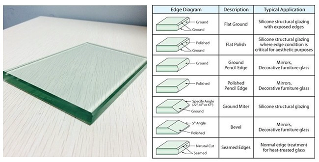 10mm clear tempered glass